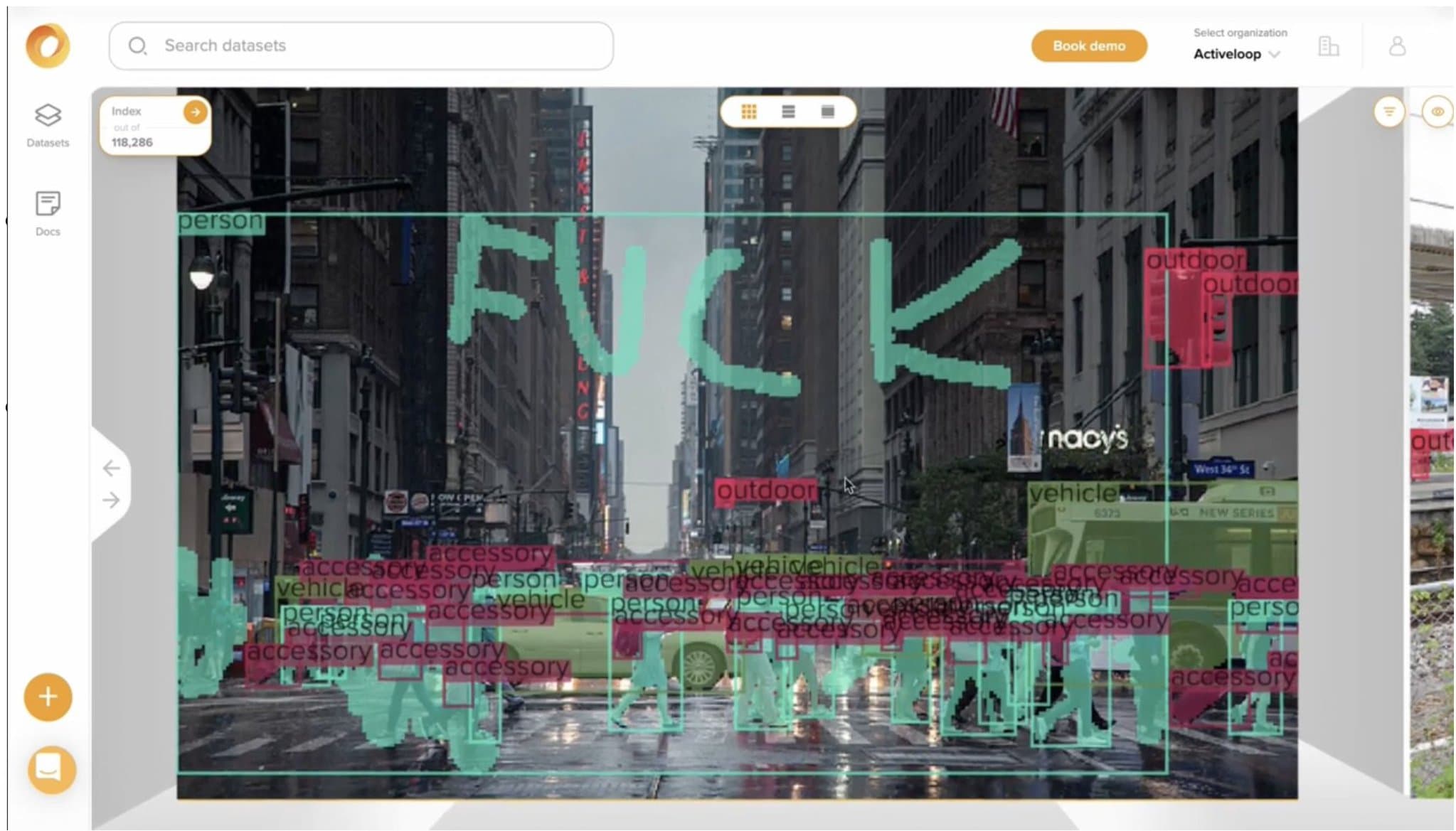 An example of poor annotation quality in MS COCO